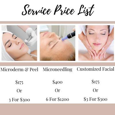 Treatment And Package Prices