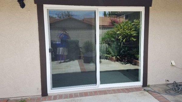 New sliding door replacement