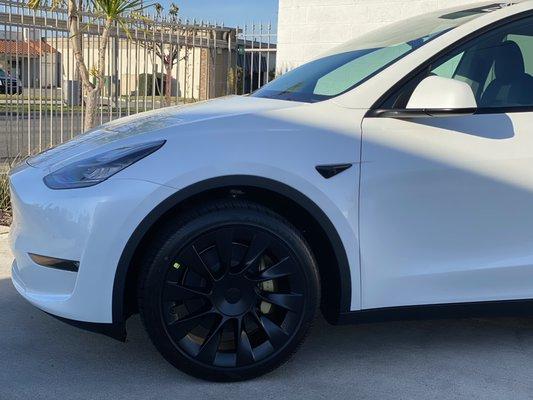 2021 Tesla Model Y, Full Frontal Paint Protection Film