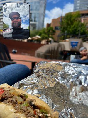 Amazing cheesesteak sandwich!!!