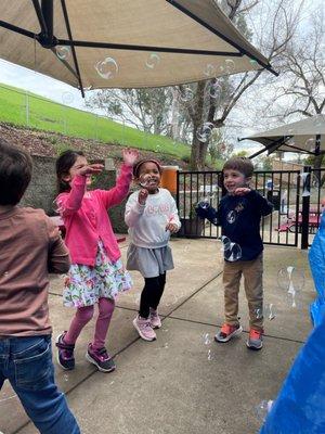 Bubbles on the Patio