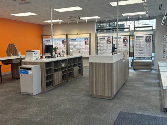 Store Interior at Stanton Optical Store Muncie IN 47303