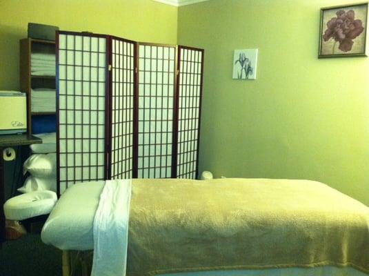 One of our relaxing treatment rooms.