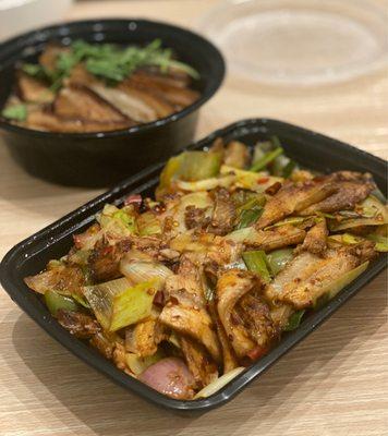 Home Style Twice Cooked Pork (strong Szechuan flavor)