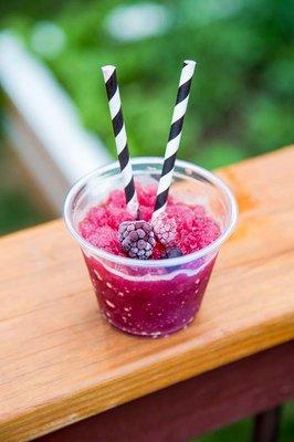 Stop by to enjoy a wine slushy! (May-September).