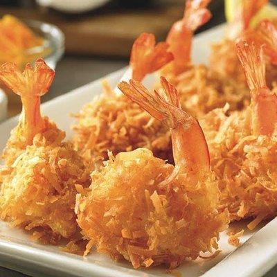 Jumbo Coconut Shrimp Served with Sweet Chili Sauce.