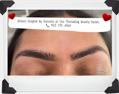 Eyebrows Shaped by Suneeta