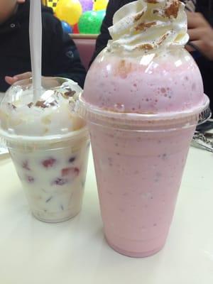 Fruit Yogurt, Strawberry Malt!