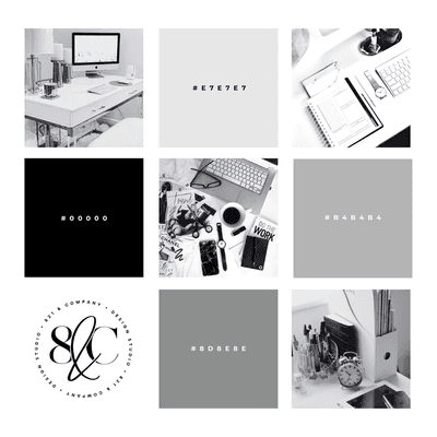 821 & Co. Branding Inspiration (Brand Board)