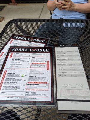 Menus