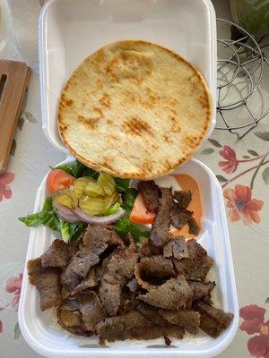 #1 - Beef Gyro Plate