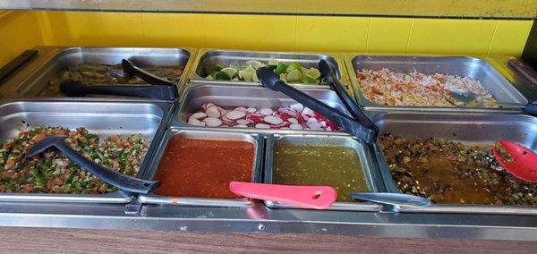 Salsa bar