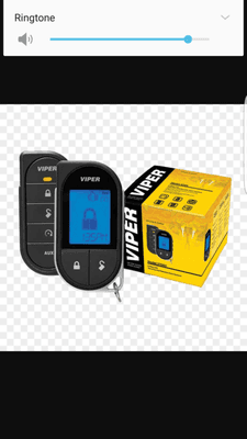 Viper alarm with pager and remote start