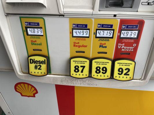 Gas prices 12/4/23