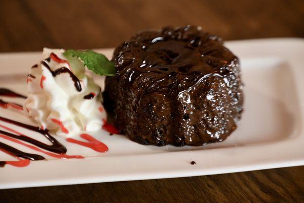 Moist Chocolate Molten Lava Cake