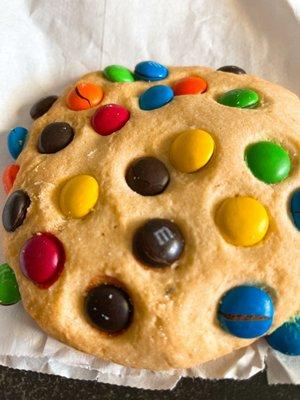 M&M cookie $.70