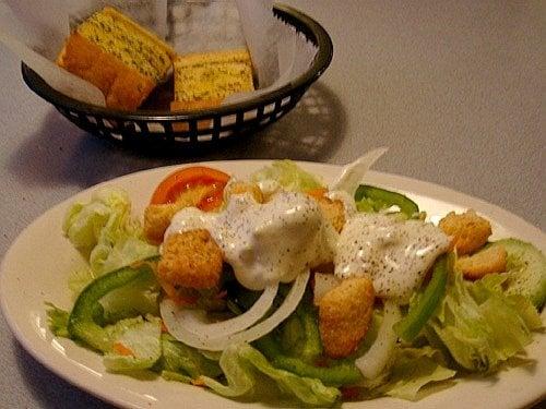 Salad & Garlic Bread