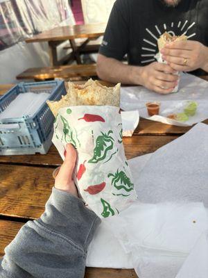 Chicken super burrito