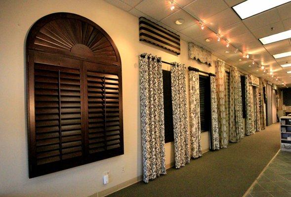 Custom Draperies, Roman Shades & Valances