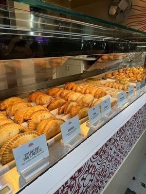 Empanadas display