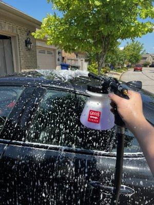 Touch-less Wash on Alfa Romeo