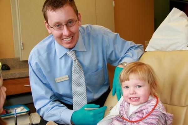 Children love coming to our office for their dental needs. They always get to leave with a balloon and a prize!