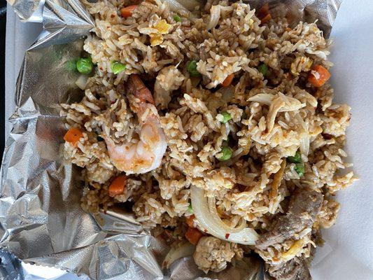 Shrimp fried rice