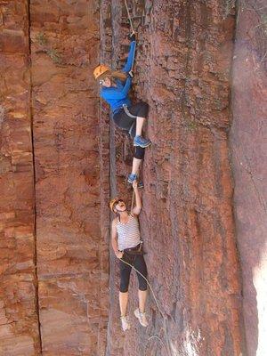 Canyoneering - fun 'fake' photo