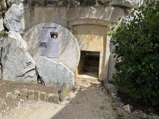 A tomb replica of