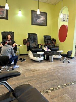 Pedicure chairs