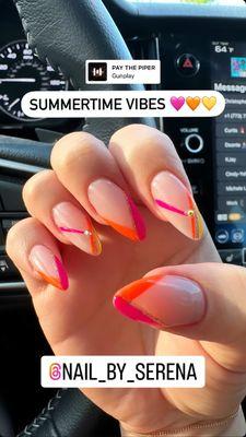 Summer Time Nails 1 - Hot Hot Hot Vibes