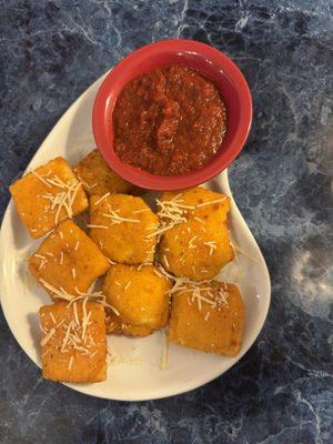 Fried ravioli.