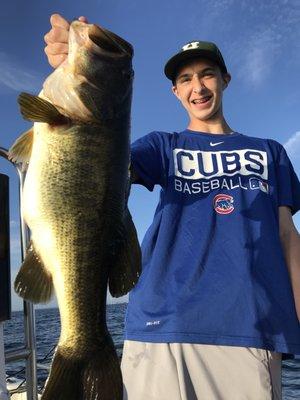 7 1/2 lb Lunker fishing with Capt. Bill Whipple