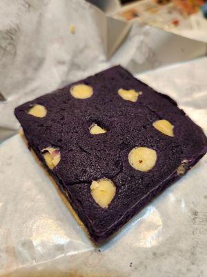 Ube brownies