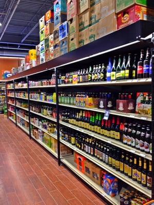 Large selection of craft beer