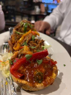 Tostones relleno