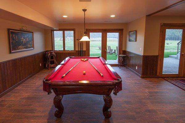 Our billiards room.