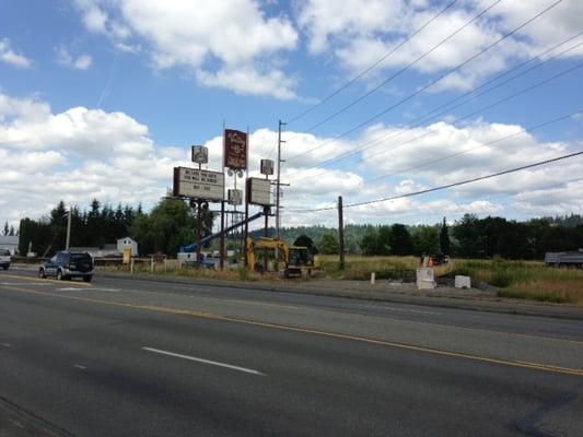 Its official the drive is closed and the sign is coming down ! A sad day