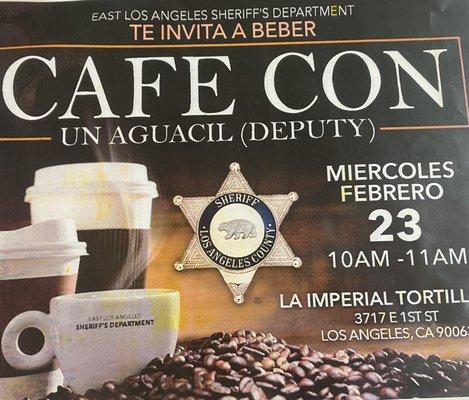 Cafe with the community LASD