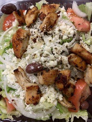 Greek Salad with Chicken