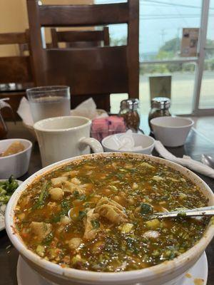 Menudo all dressed, it's a menudo sort of day!