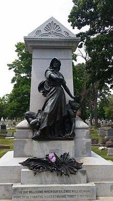 The Haymarket Martyrs' Monument is a funeral monument located at Forest Home Cemetery in Forest Park, Illinois, a suburb of Chicago.