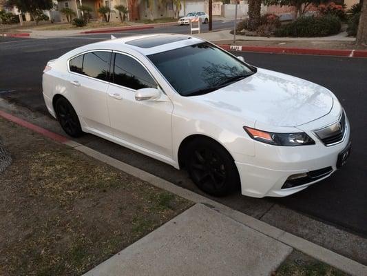 My Acura after Aram finished