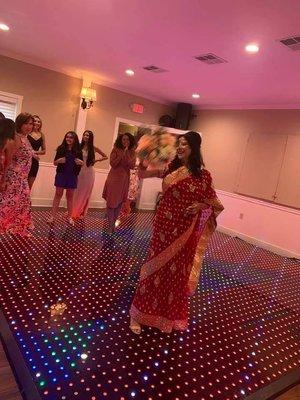 The LED dance floor was just out of this world and our guests absolutely loved it