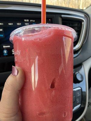 Strawberry Dragonfruit Dunkin' Coconut Refresher