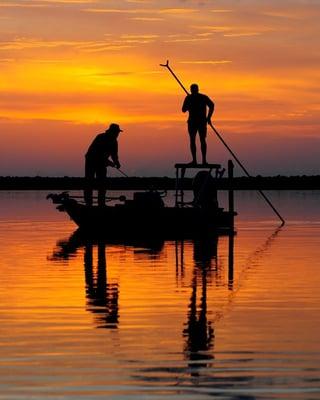 Some days the water is very calm, but some days not so calm, this is a calm day.