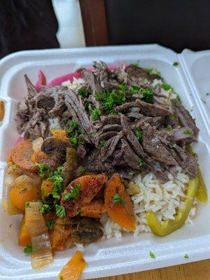 Beef shawarma