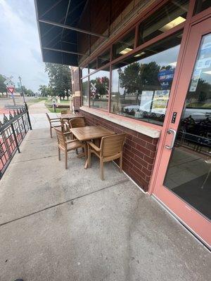 Outdoor seating