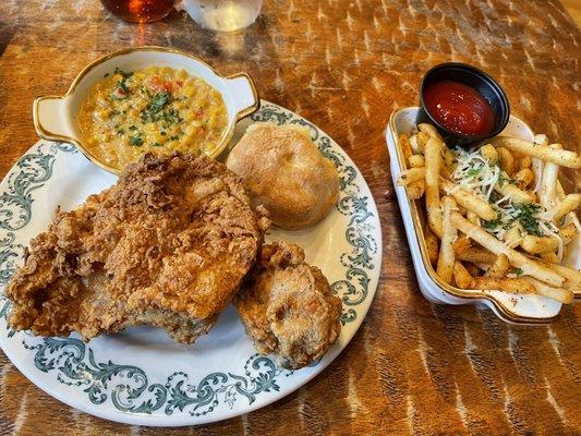 Bus Station Chicken with Duck Fat Fries