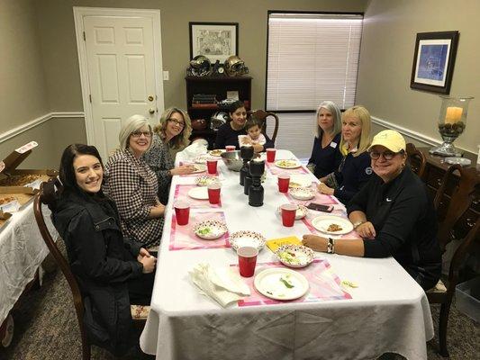 The best group ever!  This is my birthday 2017.  Included in the photo is Madison , Nancy, Donna, Bianca, Melissa, Susan & Jacqui